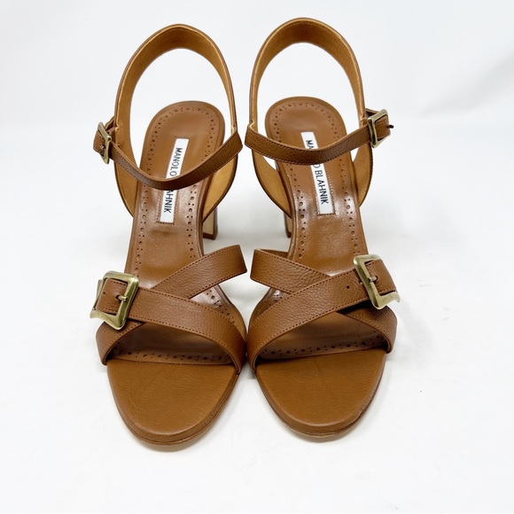 📍SOLD📍Manolo Blahnik Rioso Buckle Sandals - Picture 2 of 9